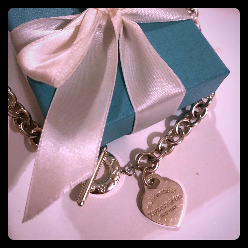 Tiffany and Co. Heart Tag Toggle Necklace
